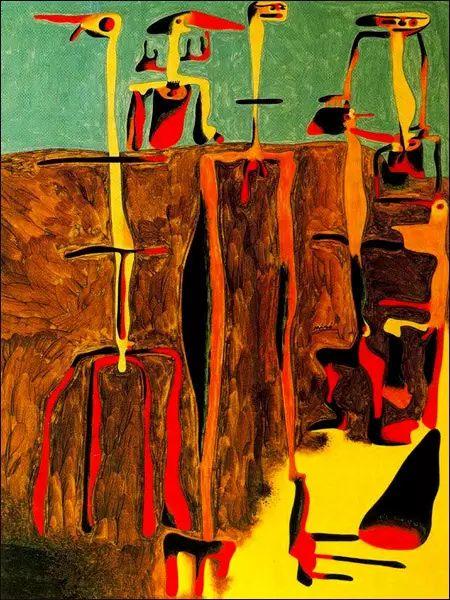 二十世纪绘画大师杰昂·米罗作品 