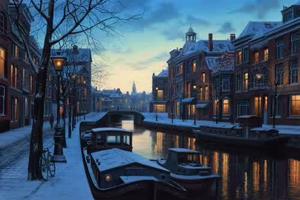 俄罗斯当代画家Evgeny Lushpin作品欣赏：美丽的雪景