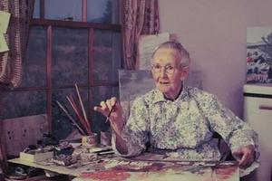 70几岁才开始作画的Grandma Moses 摩西奶奶  绘画作品欣赏