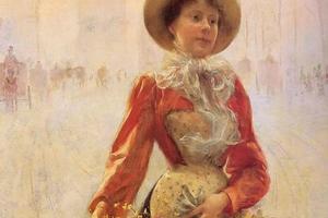 美国画家Julius LeBlanc Stewart 朱利叶斯·勒布朗·斯图尔特 油画作品高清素材欣赏