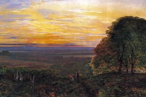 画黄昏、秋日景色的完美画家，英国John Atkinson Grimshaw 约翰·阿特金森·格里姆肖 作品欣赏下载