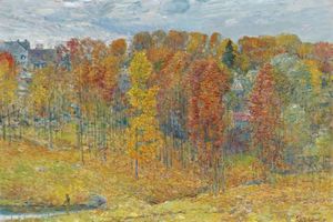 美国印象派画家Frederick Childe Hassam 蔡尔德·哈萨姆 作品欣赏