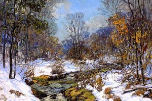 Edward Willis Redfield 爱德华·威利斯·雷德菲尔德 风景油画作品欣赏