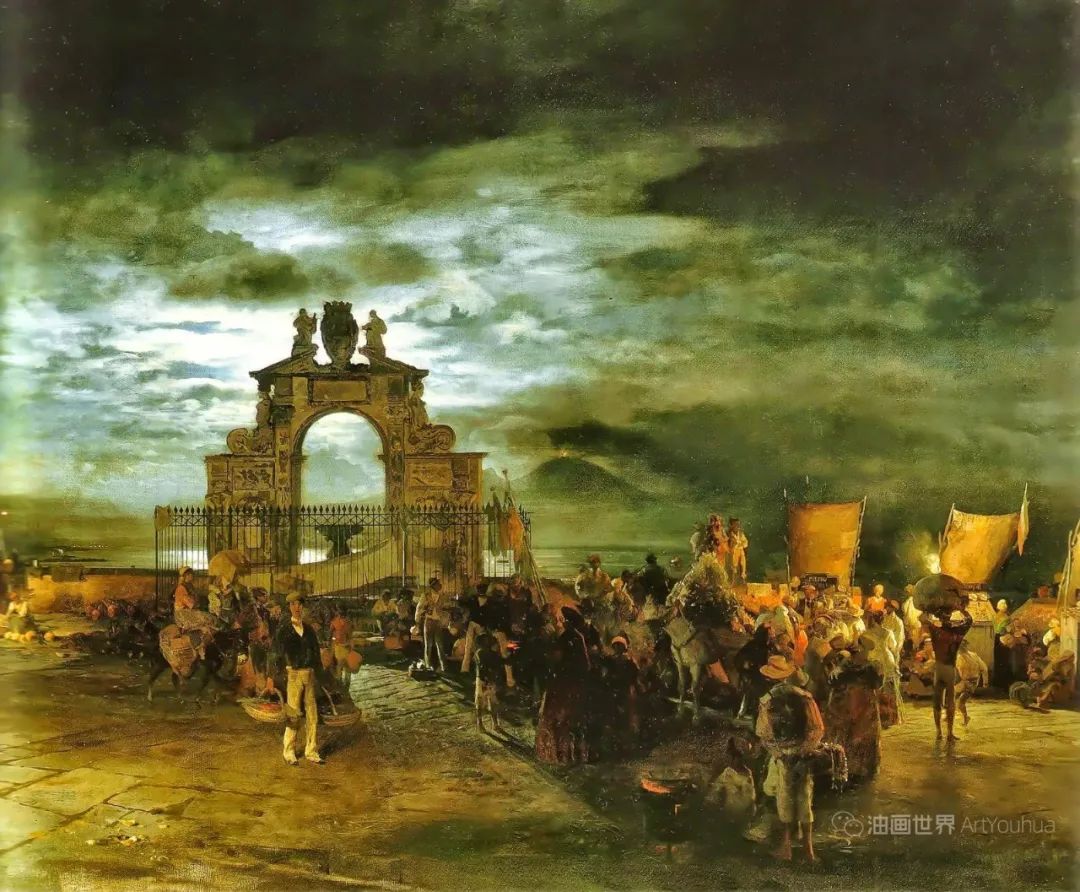 浪漫主义风格的德国风景画家——安德烈亚斯·阿亨巴赫 浪漫主义风格的德国风景画家——安德烈亚斯·阿亨巴赫