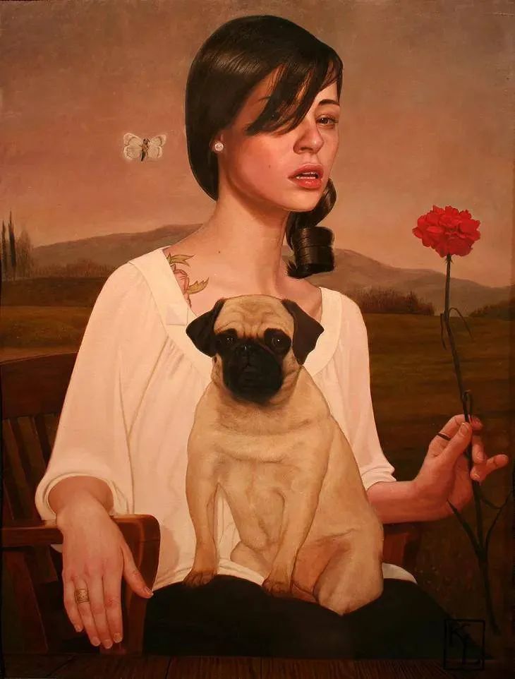 人物情感的微妙变化,美国画家克里斯·刘易斯作品 人物情感的微妙变化,美国画家克里斯·刘易斯作品