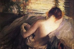 美国印象派画家 Edmund Charles Tarbell 埃德蒙·查尔斯·塔贝尔 油画作品欣赏