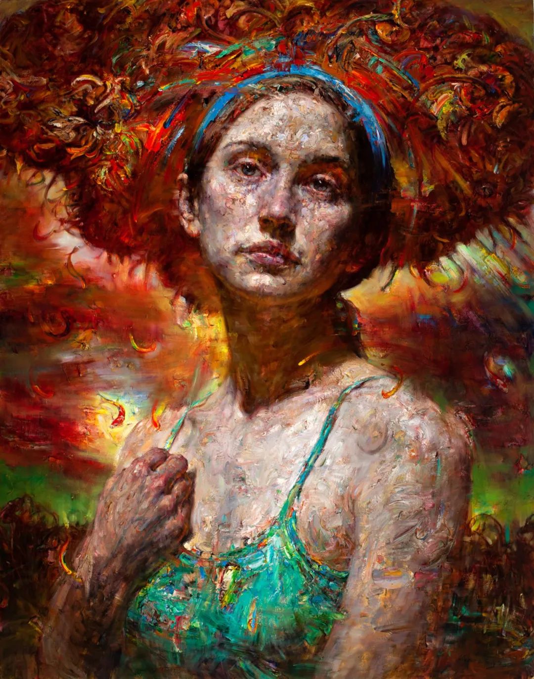 很好的厚堆油画,把油画语言诠释得恰到好处! 很好的厚堆油画,把油画语言诠释得恰到好处!