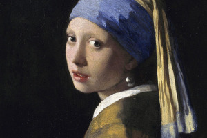 荷兰 维米尔 带珍珠耳环的少女高清油画下载