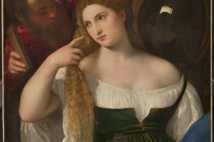 意大利 提香 梳妆的妇人
