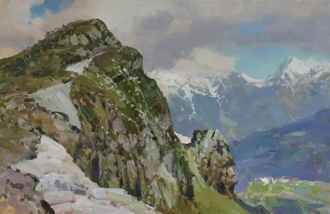 永恒的自然美，俄罗斯画家亚历山大·巴比奇油画