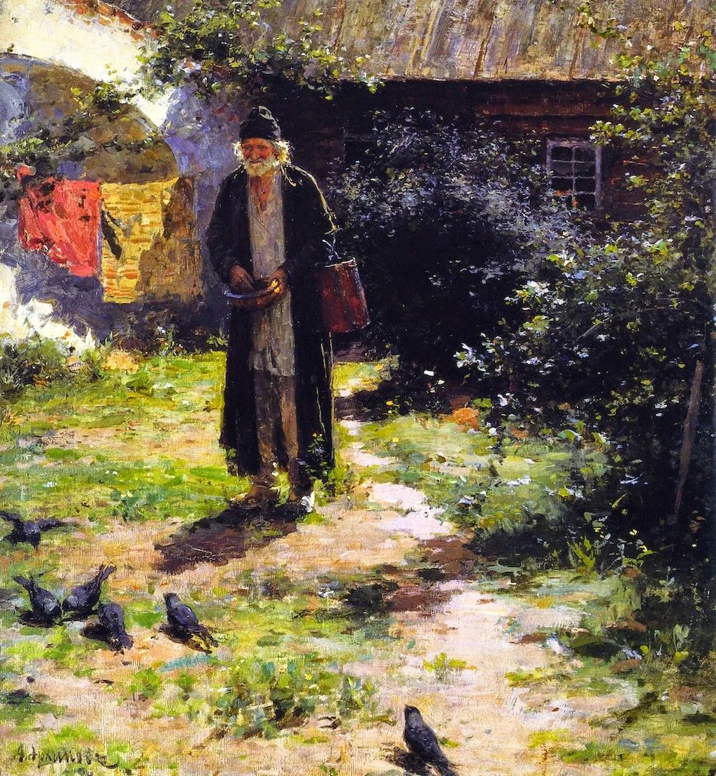 阿尔希波夫的作品，充满了对农村生活真挚的感情和爱！