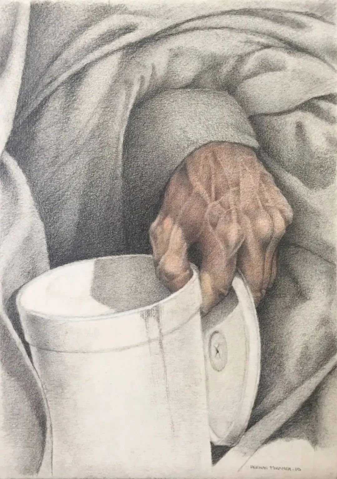 美国画家​Hernan Miranda素描作品欣赏