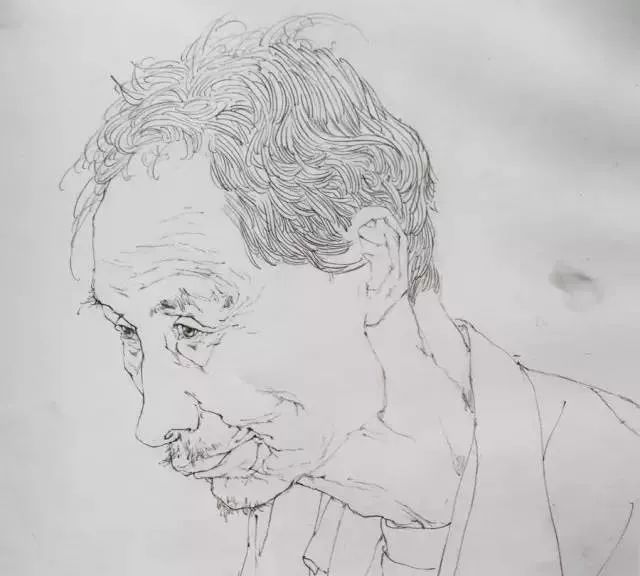 国美与央美​教授的线性素描作品