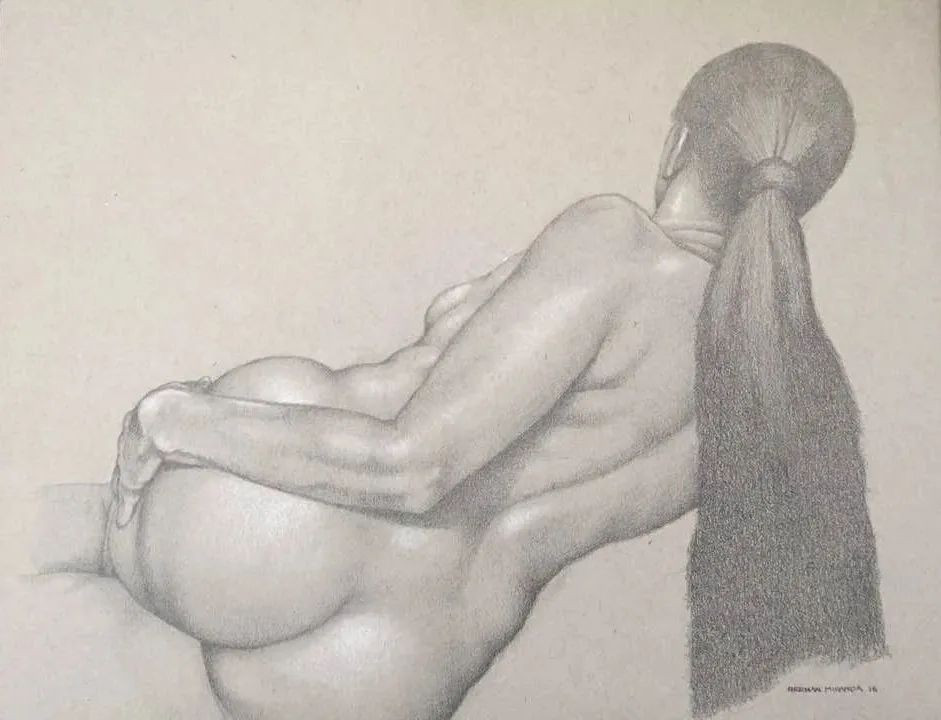 美国画家​Hernan Miranda素描作品欣赏