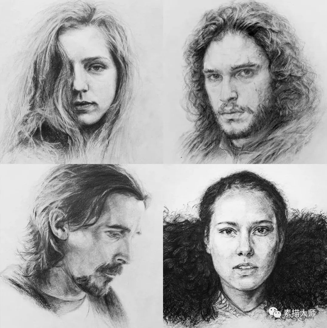俄罗斯资深美术教师，萨马林素描作品集二！