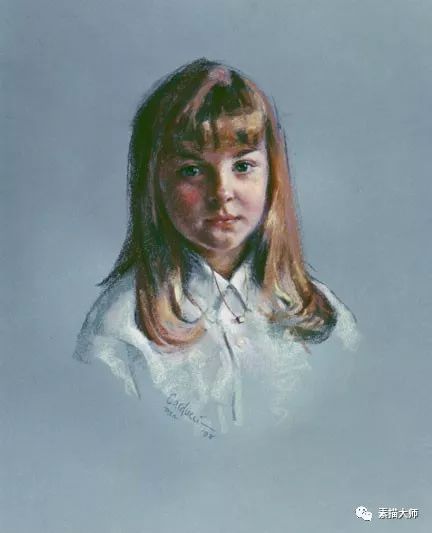 美国女画家朱蒂.卡尔杜奇粉蜡笔画、素描