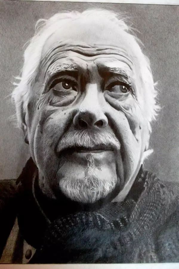加拿大Denis Poirier 漂亮的铅笔肖像作品