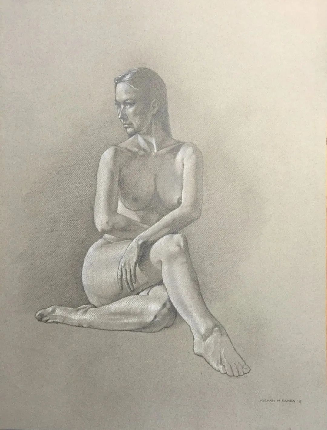 美国画家​Hernan Miranda素描作品欣赏