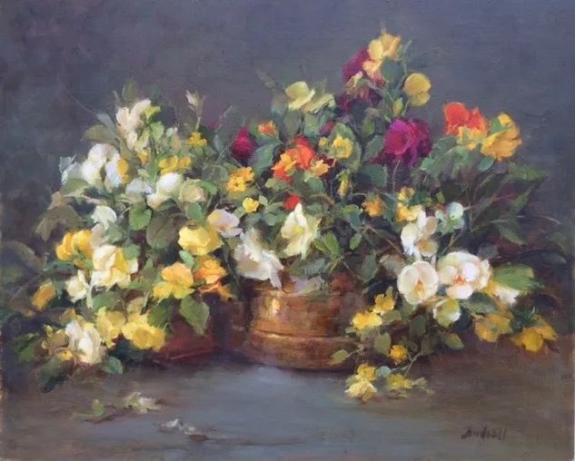 很哇塞的静物花卉,美国画家斯蒂芬妮·伯德索尔作品 很哇塞的静物花卉,美国画家斯蒂芬妮·伯德索尔作品