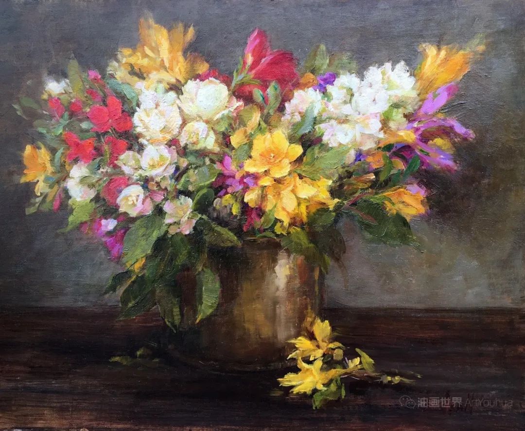 很哇塞的静物花卉,美国画家斯蒂芬妮·伯德索尔作品 很哇塞的静物花卉,美国画家斯蒂芬妮·伯德索尔作品
