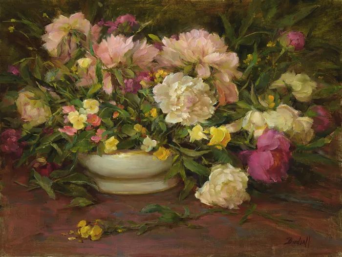 很哇塞的静物花卉,美国画家斯蒂芬妮·伯德索尔作品 很哇塞的静物花卉,美国画家斯蒂芬妮·伯德索尔作品