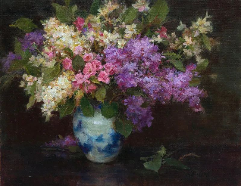 很哇塞的静物花卉,美国画家斯蒂芬妮·伯德索尔作品 很哇塞的静物花卉,美国画家斯蒂芬妮·伯德索尔作品