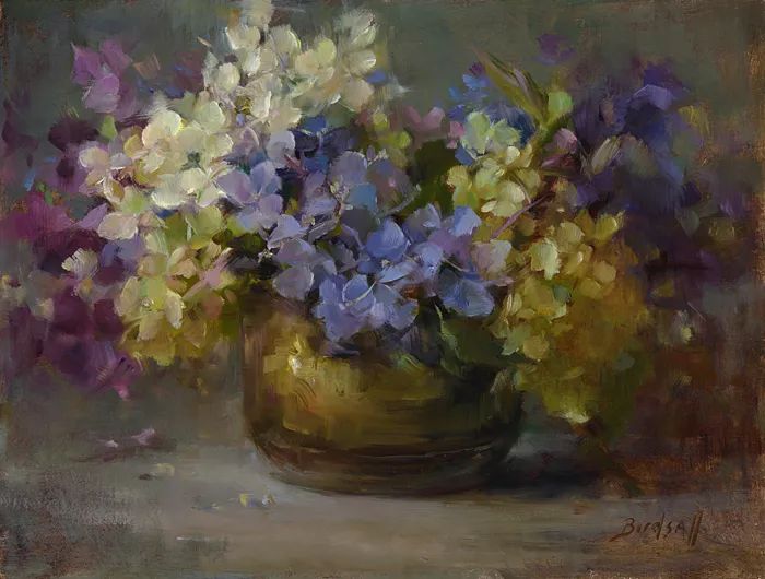 很哇塞的静物花卉,美国画家斯蒂芬妮·伯德索尔作品 很哇塞的静物花卉,美国画家斯蒂芬妮·伯德索尔作品