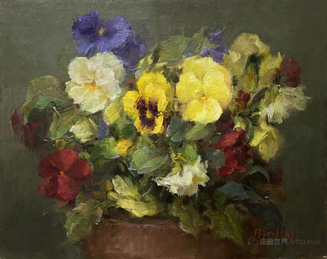 很哇塞的静物花卉,美国画家斯蒂芬妮·伯德索尔作品 很哇塞的静物花卉,美国画家斯蒂芬妮·伯德索尔作品