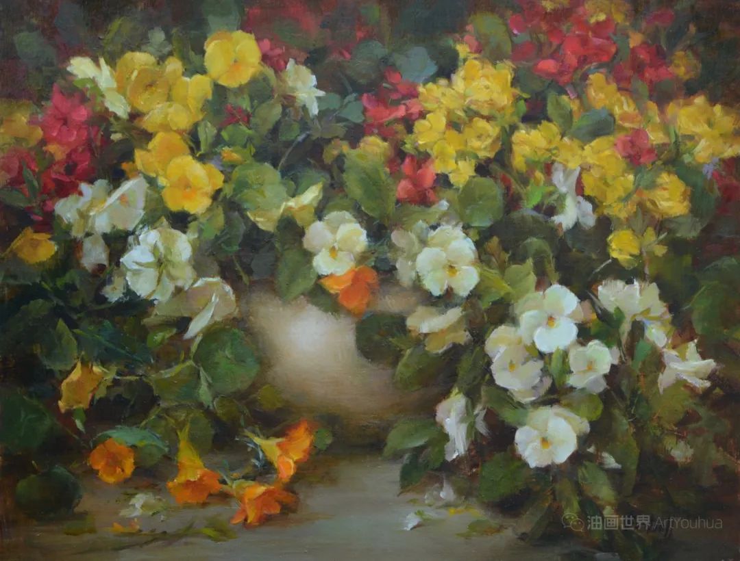 很哇塞的静物花卉,美国画家斯蒂芬妮·伯德索尔作品 很哇塞的静物花卉,美国画家斯蒂芬妮·伯德索尔作品
