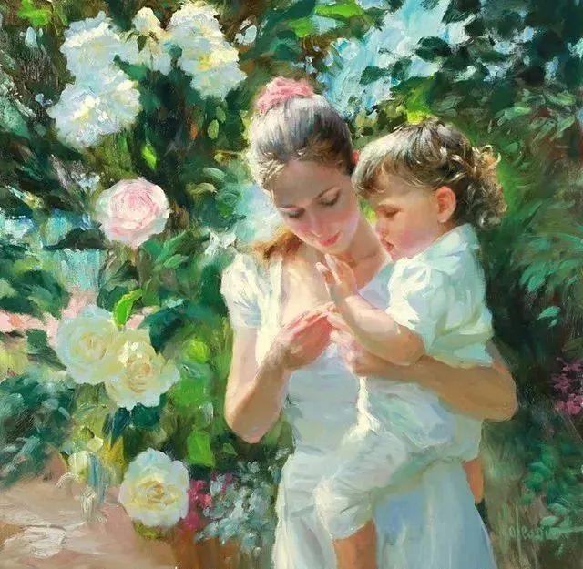 女体犹如花朵绽放的美，每一张都是经典，俄罗斯画家​弗拉基米尔的油画！