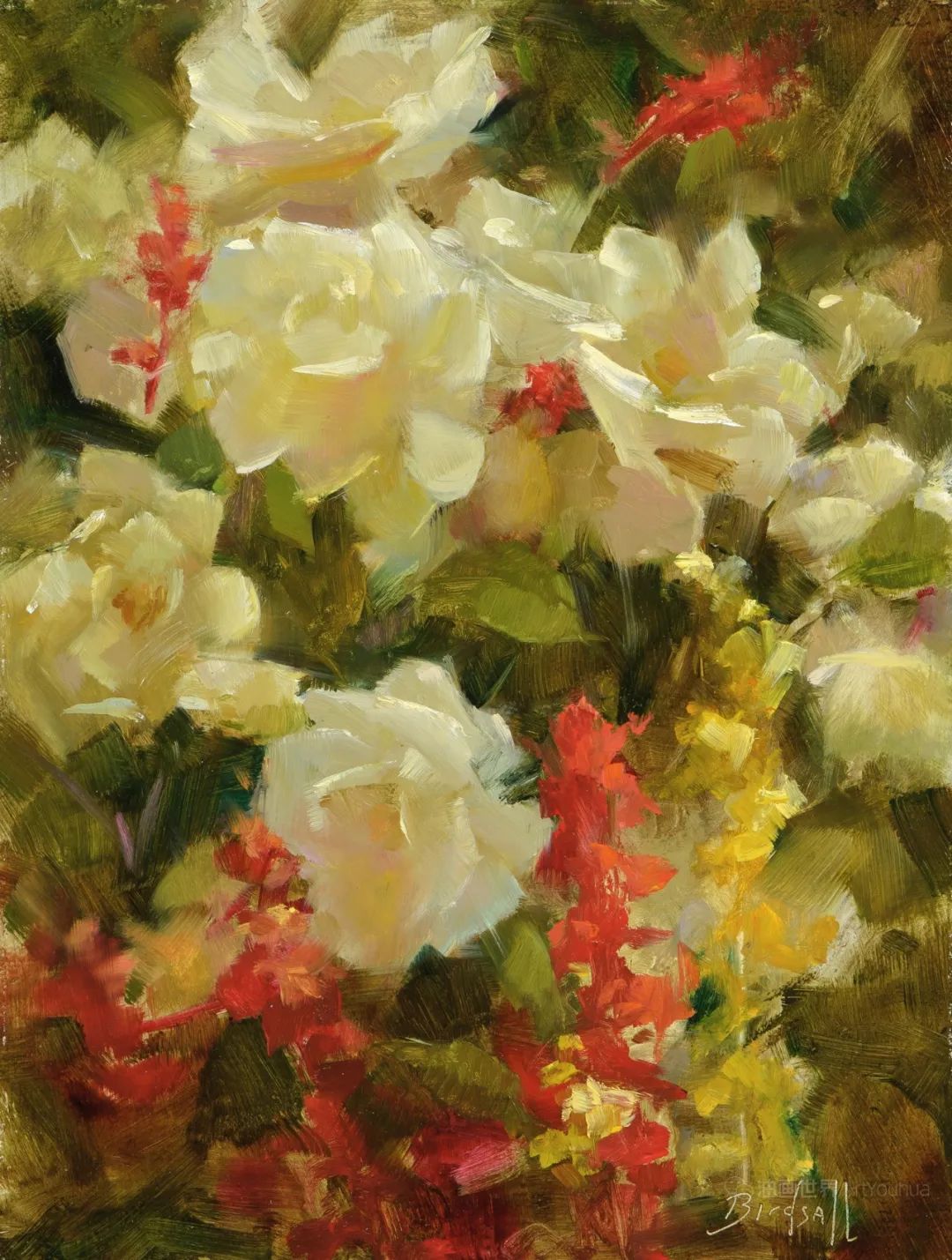 很哇塞的静物花卉,美国画家斯蒂芬妮·伯德索尔作品 很哇塞的静物花卉,美国画家斯蒂芬妮·伯德索尔作品