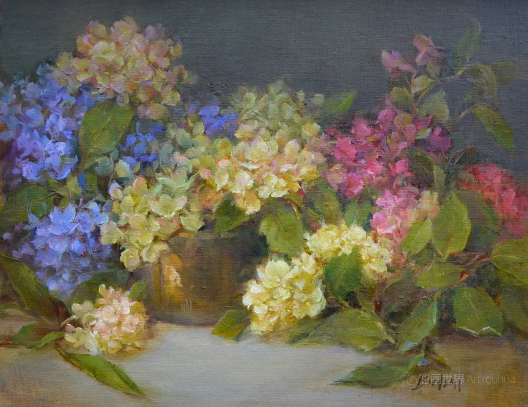 很哇塞的静物花卉,美国画家斯蒂芬妮·伯德索尔作品 很哇塞的静物花卉,美国画家斯蒂芬妮·伯德索尔作品