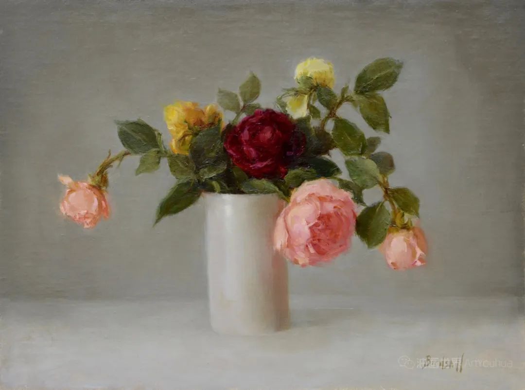 很哇塞的静物花卉,美国画家斯蒂芬妮·伯德索尔作品 很哇塞的静物花卉,美国画家斯蒂芬妮·伯德索尔作品