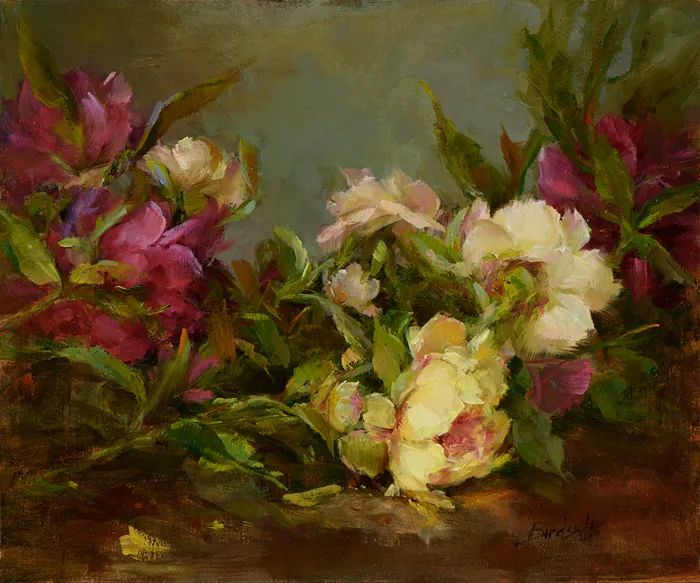 很哇塞的静物花卉,美国画家斯蒂芬妮·伯德索尔作品 很哇塞的静物花卉,美国画家斯蒂芬妮·伯德索尔作品