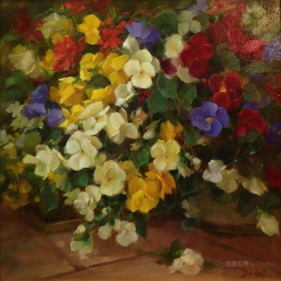 很哇塞的静物花卉,美国画家斯蒂芬妮·伯德索尔作品 很哇塞的静物花卉,美国画家斯蒂芬妮·伯德索尔作品