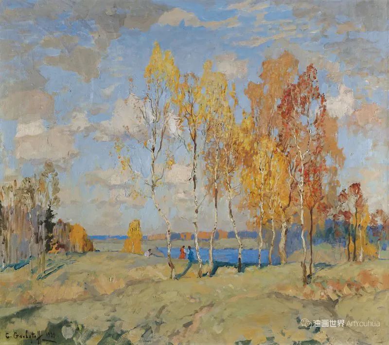 杰出的俄罗斯印象派风景画家——戈尔巴托夫！