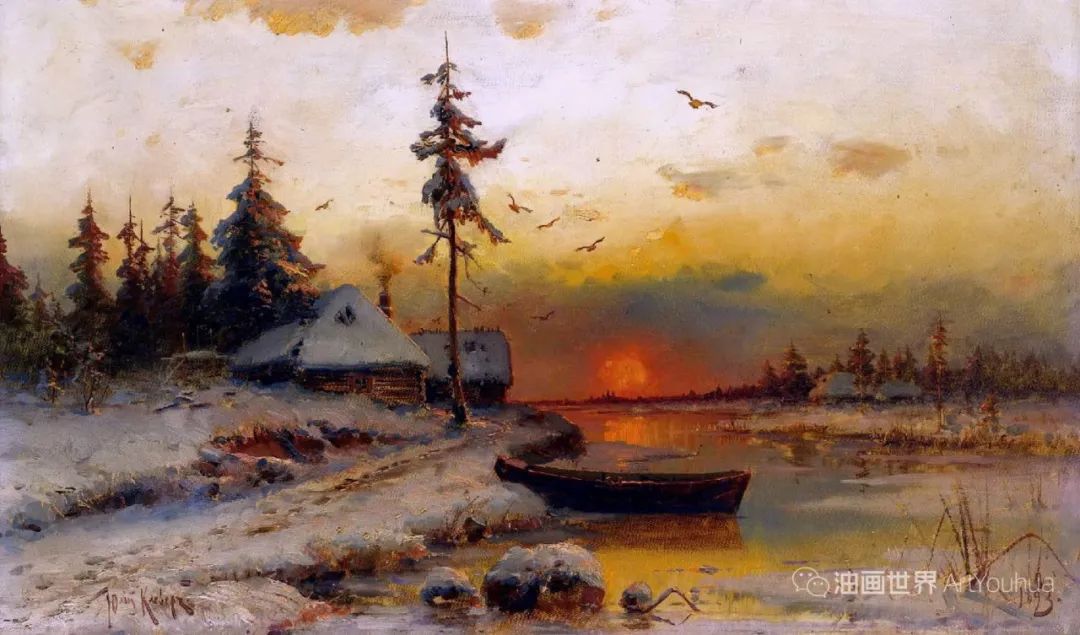 俄罗斯画家克莱弗笔下神秘、崇高和浪漫的风景画！