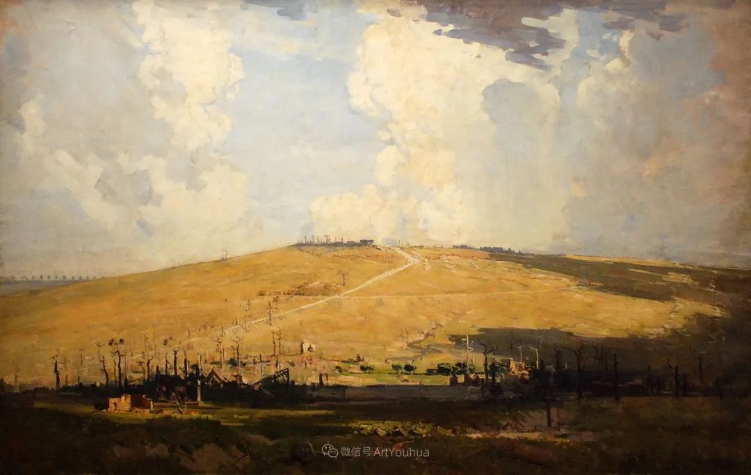 澳大利亚最知名的风景画家之一，亚瑟·史翠顿风景油画