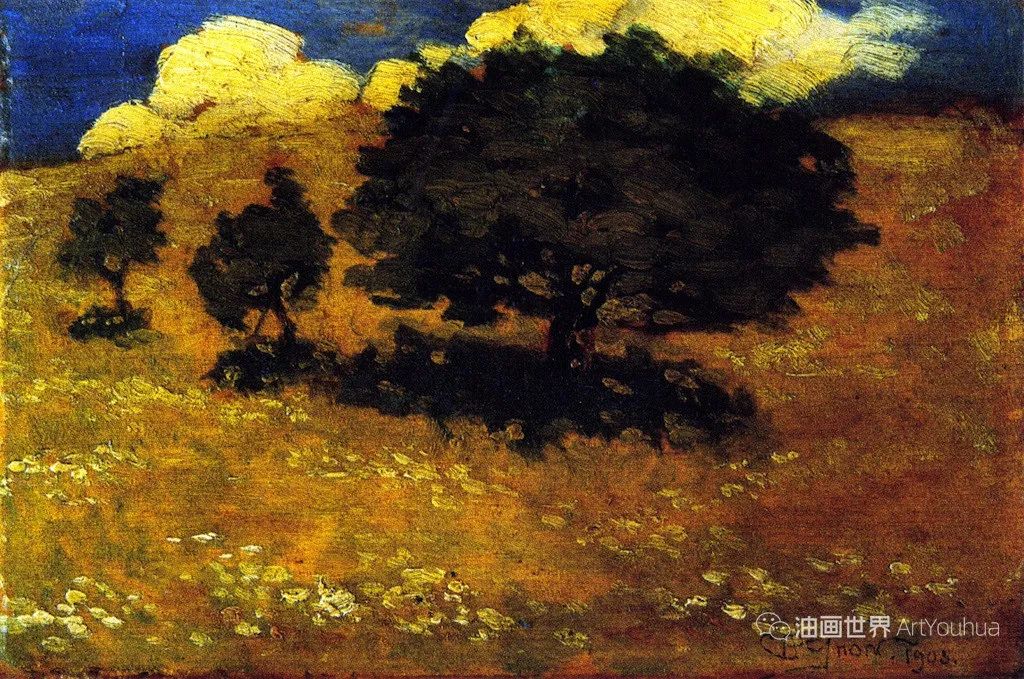 让人耳目一新的风景画,这用色太优美了! 让人耳目一新的风景画,这用色太优美了!