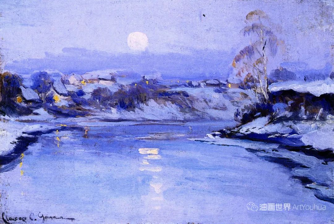 让人耳目一新的风景画,这用色太优美了! 让人耳目一新的风景画,这用色太优美了!