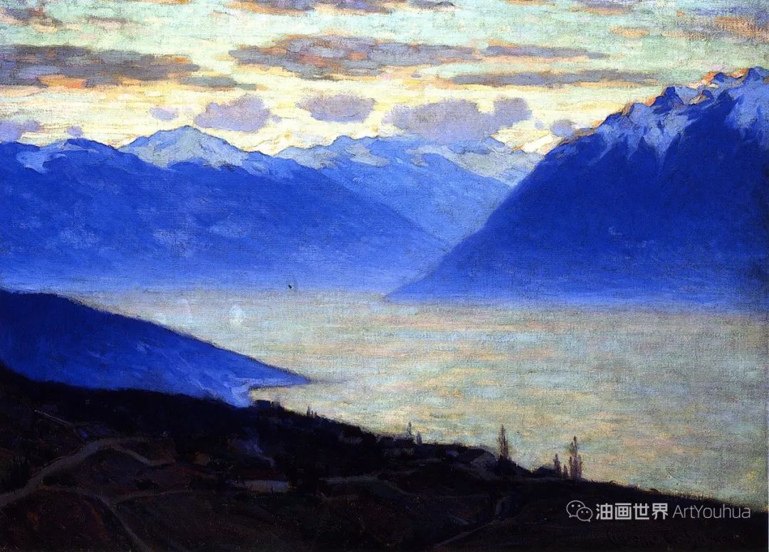 让人耳目一新的风景画,这用色太优美了! 让人耳目一新的风景画,这用色太优美了!