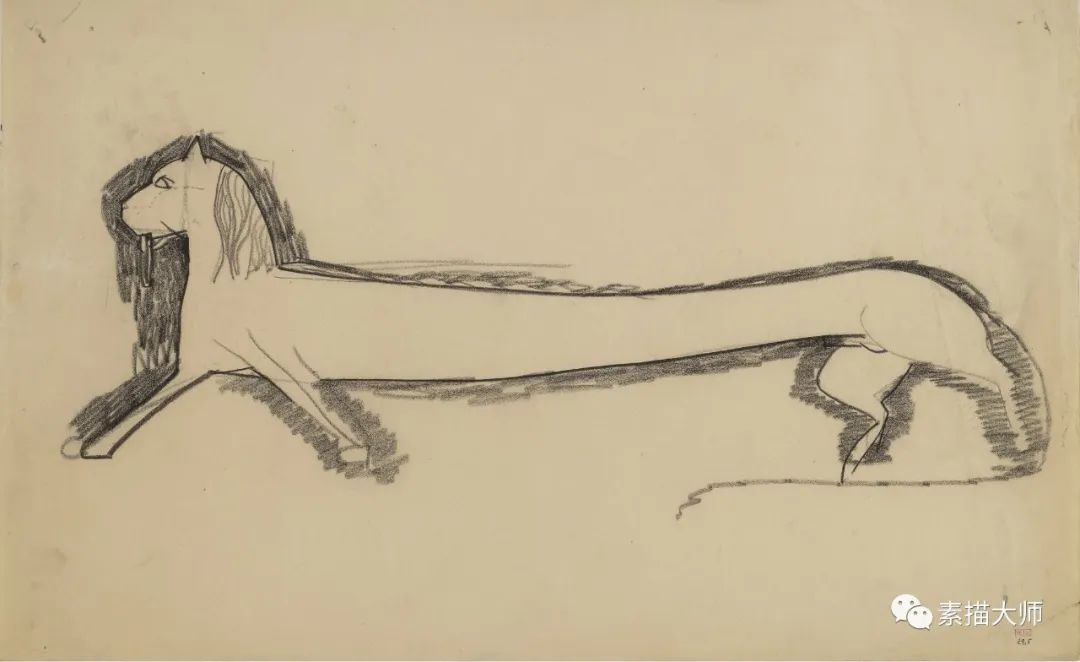 油画大师——莫迪利阿尼的素描