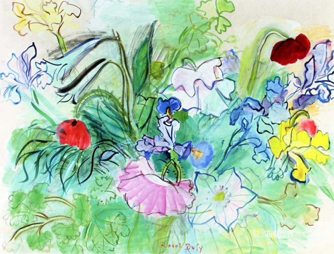 劳尔·杜飞的作品色彩艳丽，装饰性强！