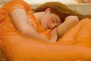 恬静典雅的风格 – 弗雷德里克·莱顿 油画作品高清图片下载