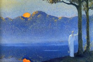 法国象征主义画家 Alphonse Osbert 阿尔方斯·奥斯伯特 唯美油画作品欣赏下载