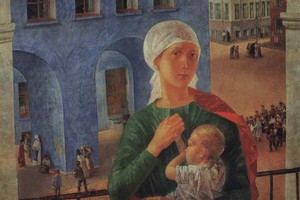 Kuzma Petrov Vodkin 库兹马·彼得罗夫·沃德金作品：1981年的彼得格勒