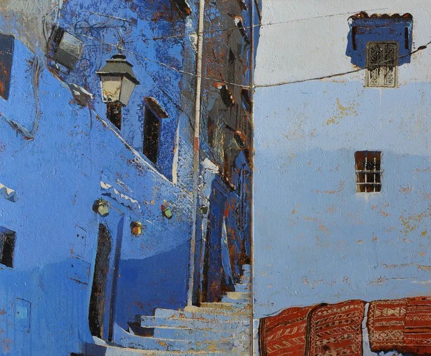 Magí Puig | 蓝色系风景油画,极具美感! Magí Puig | 蓝色系风景油画,极具美感!