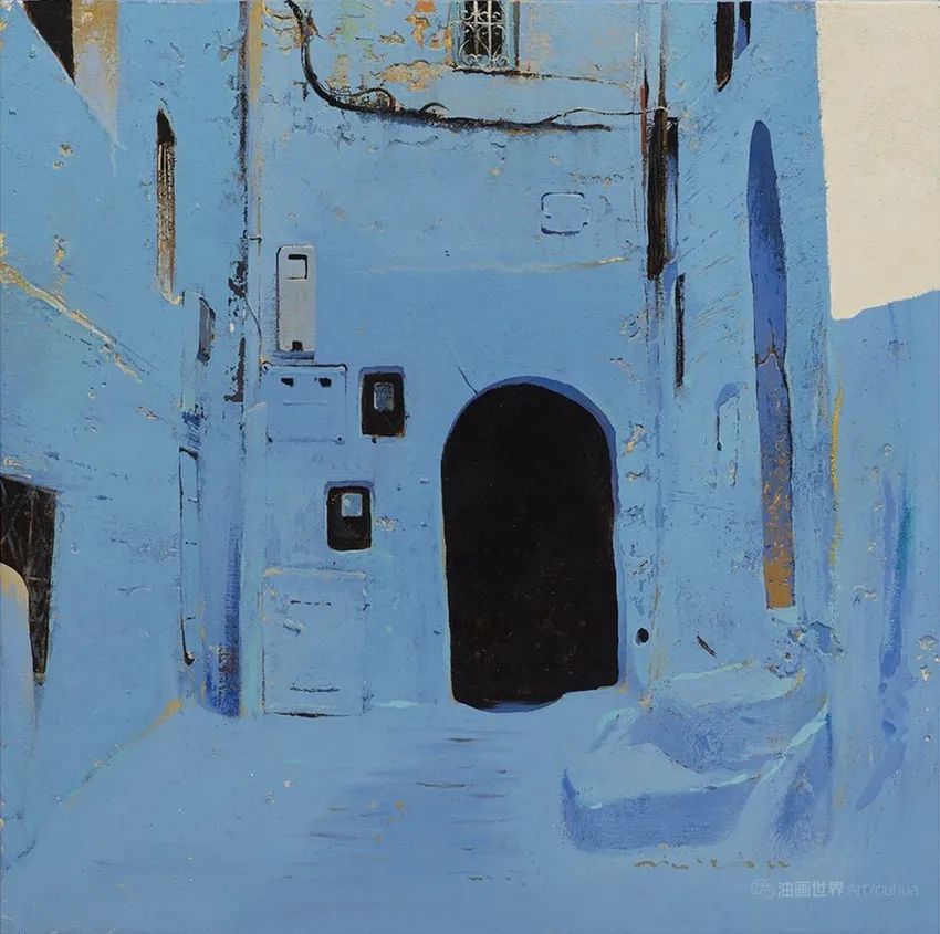 Magí Puig | 蓝色系风景油画,极具美感! Magí Puig | 蓝色系风景油画,极具美感!