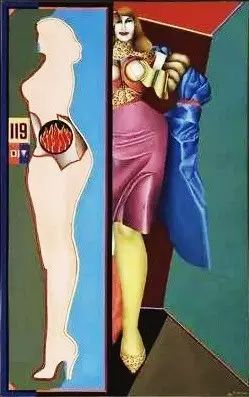 Richard·Lindner 理查德·林德纳 前波普大师绘画作品欣赏 Richard·Lindner 理查德·林德纳 前波普大师绘画作品欣赏