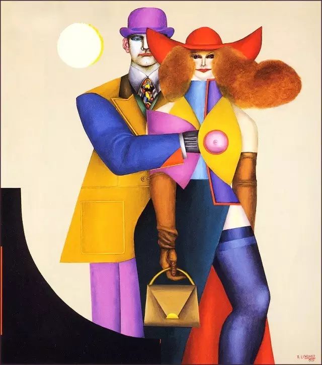Richard·Lindner 理查德·林德纳 前波普大师绘画作品欣赏 Richard·Lindner 理查德·林德纳 前波普大师绘画作品欣赏